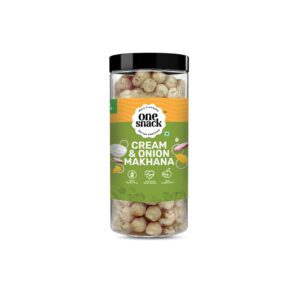 Buy Cream & Onion Makhana Online - Healthy Snack