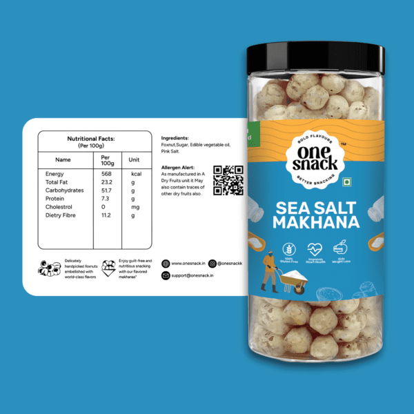 Buy Sea Salt Makhana Online - Healthy Snack